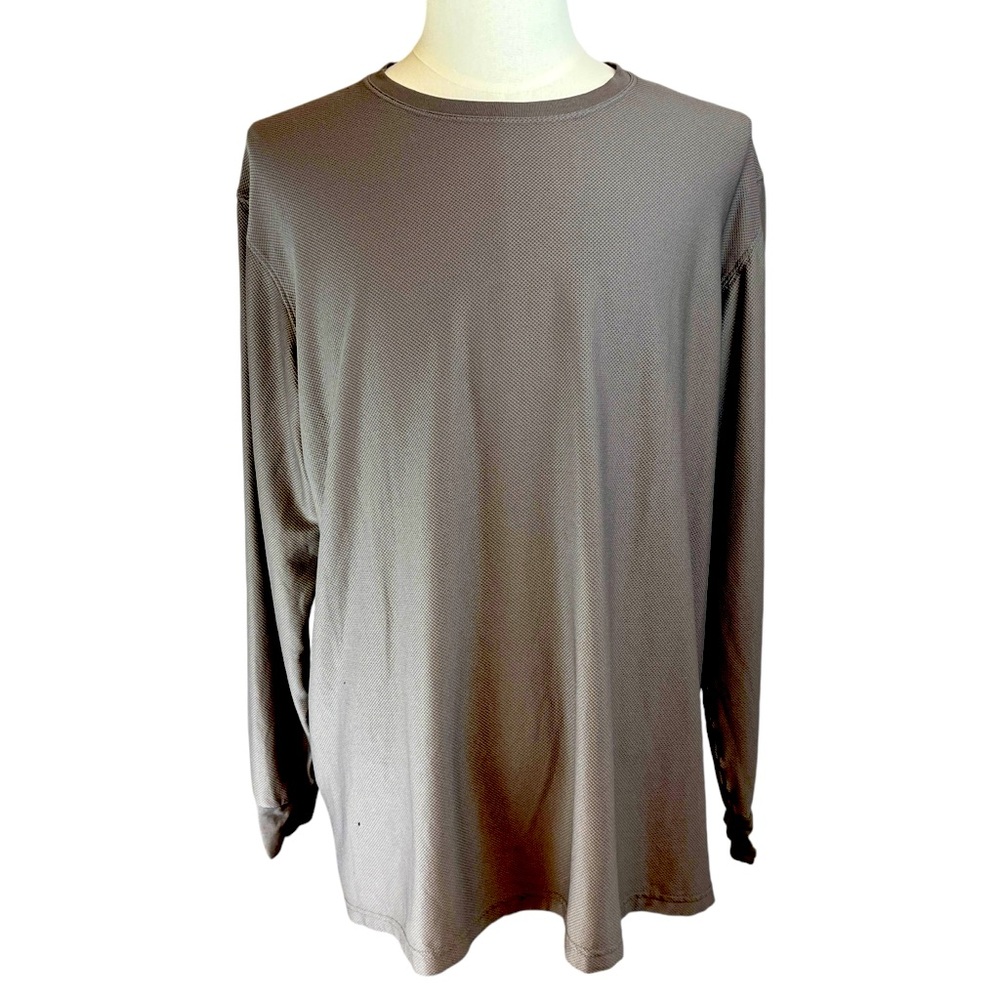 DULUTH TRADING Gray Go Naked‎ Base Layer Long Sleeve T Shirt Size XL Wicking